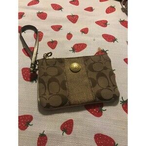 Y2k Coach mini Wristlet